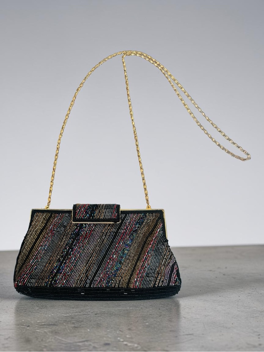 Rare 1980’s Vintage C. Marie Beaded Handbag Purse